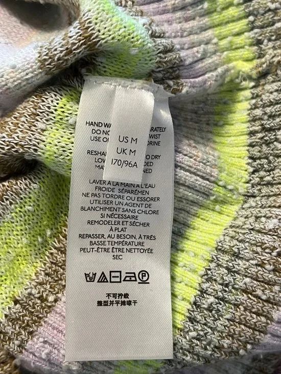 Anthropologie Pilcro Darby Stripe Summer Sweater Medium - Picture 12 of 13